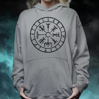 Vegvísir fekete női pulóver