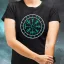 Vegvísir türkiz női póló