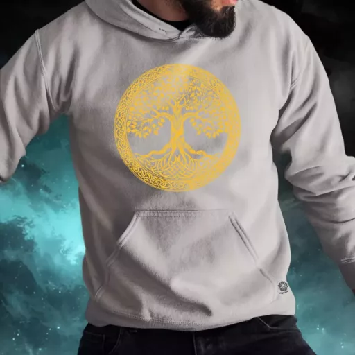 Arany Yggdrasil férfi pulóver