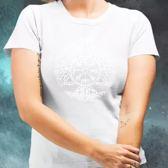Vegvísir Yggdrasil női póló