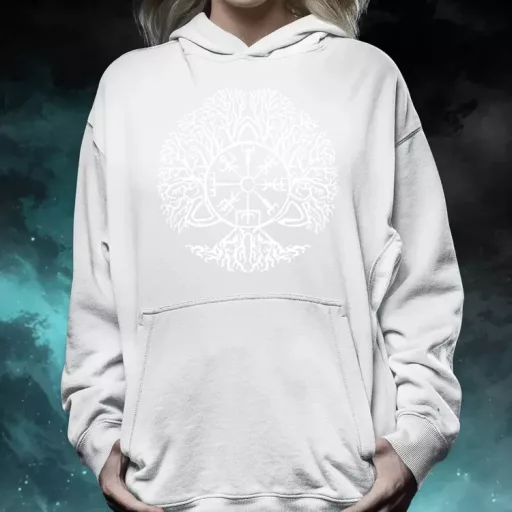 Vegvísir Yggdrasil női pulóver