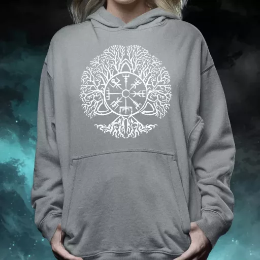 Vegvísir Yggdrasil női pulóver