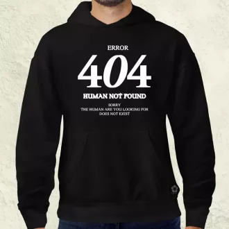 Human not found fehér férfi pulóver