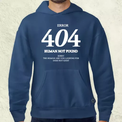Human not found fehér férfi pulóver