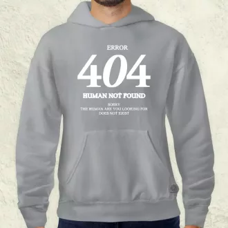 Human not found fehér férfi pulóver