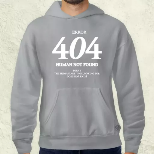 Human not found fehér férfi pulóver
