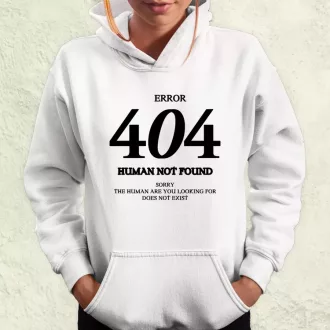 Human not found fekete női pulóver