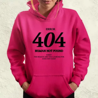 Human not found fekete női pulóver