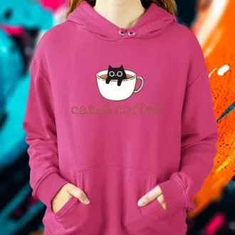 Cats and Coffee női pulóver