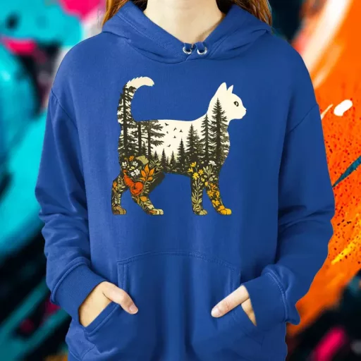 Cica és természet női pulóver