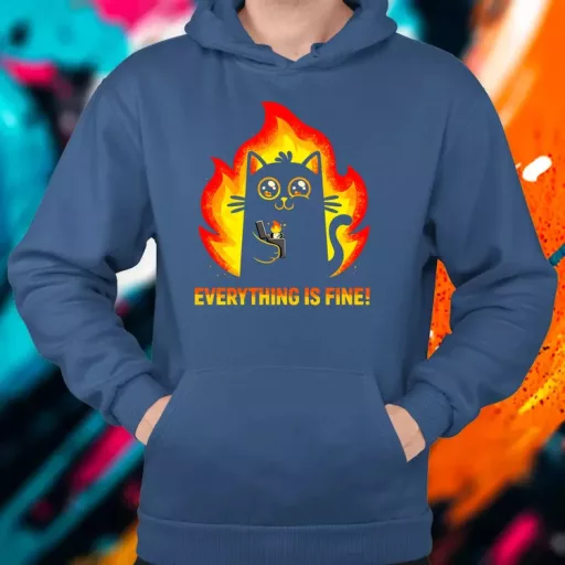 Everything is fine! férfi pulóver