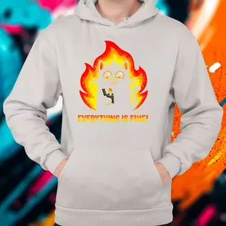 Everything is fine! férfi pulóver