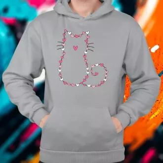 Szíves Cica férfi pulóver