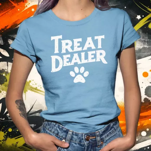Treat Dealer fehér női póló