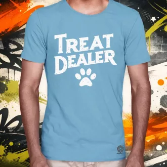 Treat Dealer fehér férfi póló
