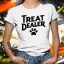 Treat Dealer fekete női póló
