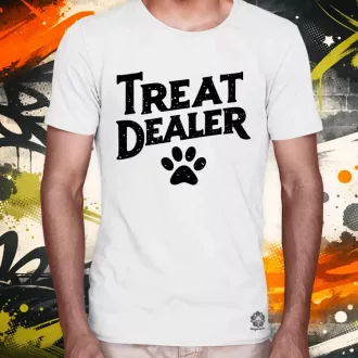 Treat Dealer fekete férfi póló
