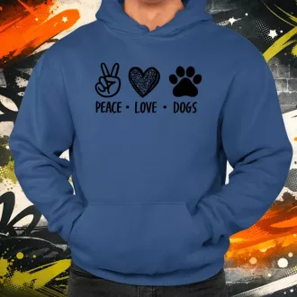 Peace Love Dogs férfi pulóver