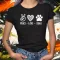 Peace Love Dogs női póló