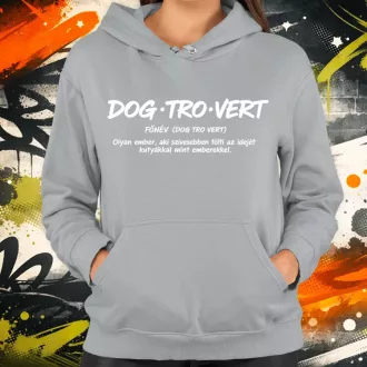 Dogtrovert fehér női pulóver
