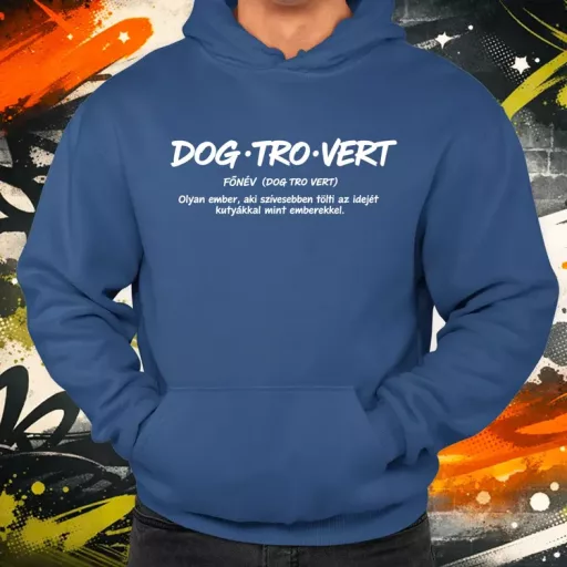 Dogtrovert fehér férfi pulóver
