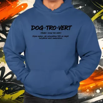 Dogtrovert fekete férfi pulóver