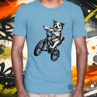 BMX kutya férfi póló