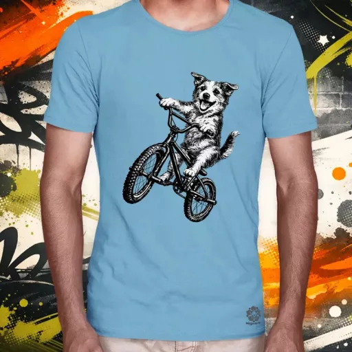 BMX kutya férfi póló