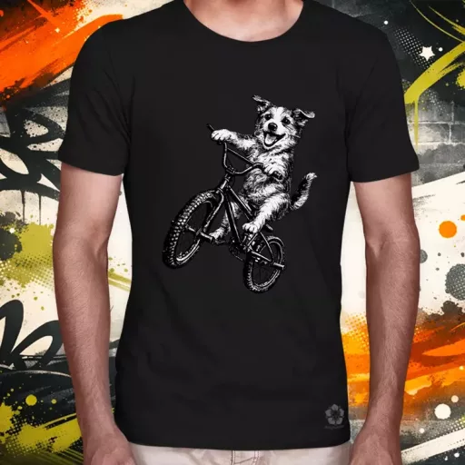 BMX kutya férfi póló