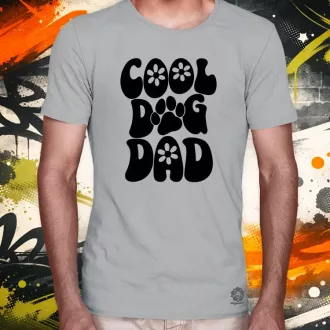 Dog dad fekete férfi póló