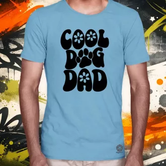 Dog dad fekete férfi póló