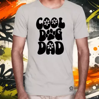 Dog dad fekete férfi póló