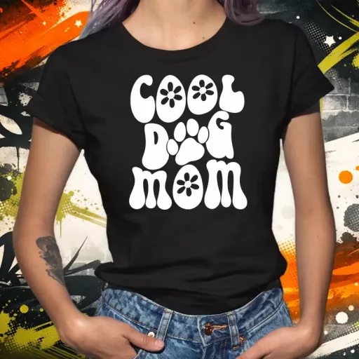 Dog mum fehér női póló