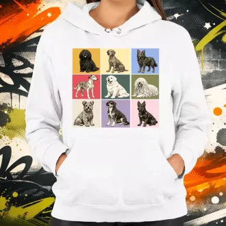 Popart Magyar kutyák női pulóver