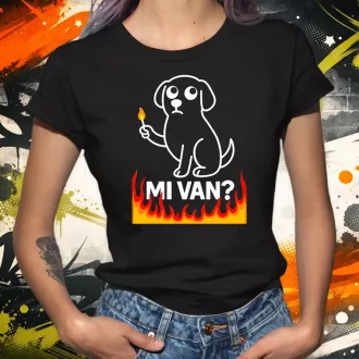 Mi van? női póló