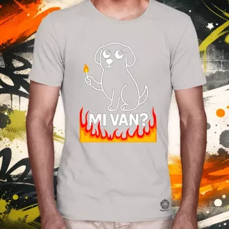 Mi van? férfi póló