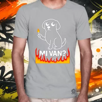 Mi van? férfi póló