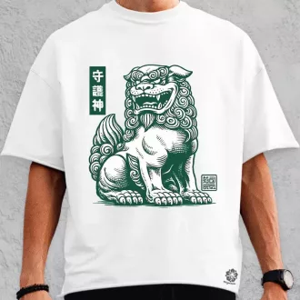 Shisa védelem és szerencse oversize póló