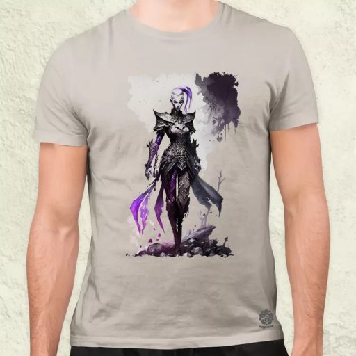 Sötét elf karakter v2 férfi póló