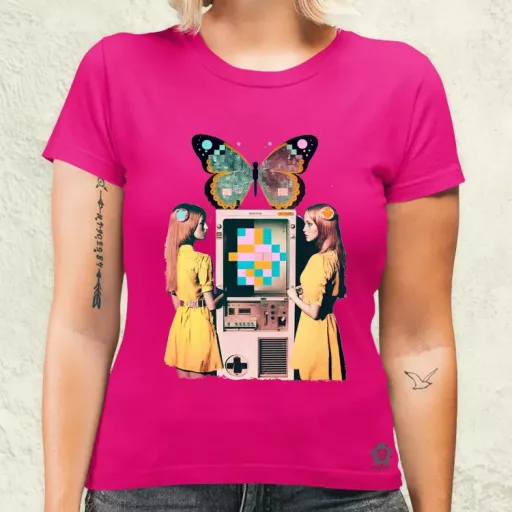 Számítástechnika születése szürrealista pop art v1 női póló