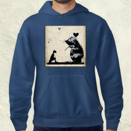 Graffiti patkány szerelem v2 férfi pulóver