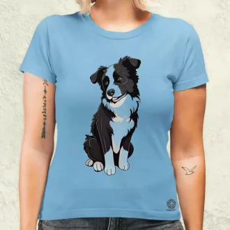 Border Collie v1 női póló
