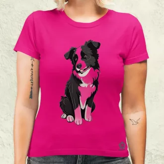 Border Collie v1 női póló