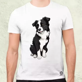 Border Collie v1 férfi póló