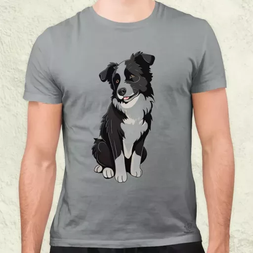 Border Collie v1 férfi póló