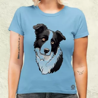 Border Collie v2 női póló