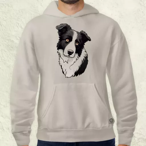 Border Collie v2 férfi pulóver