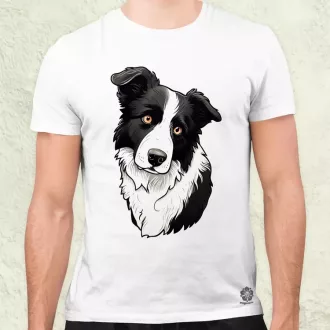 Border Collie v2 férfi póló