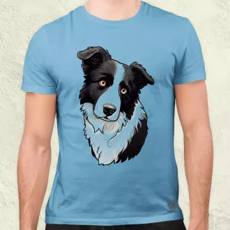 Border Collie v2 férfi póló