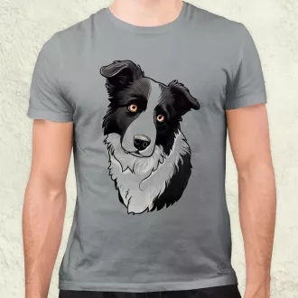 Border Collie v2 férfi póló